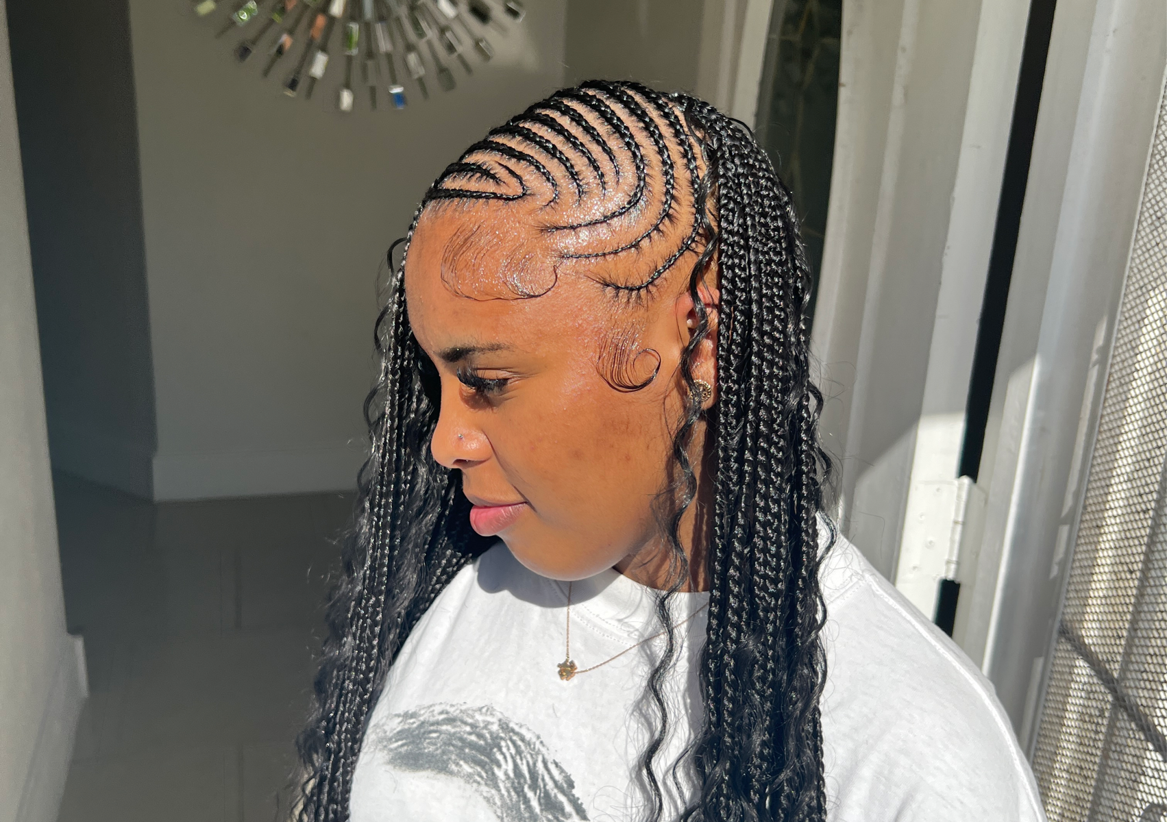 Boho Fulani knotless