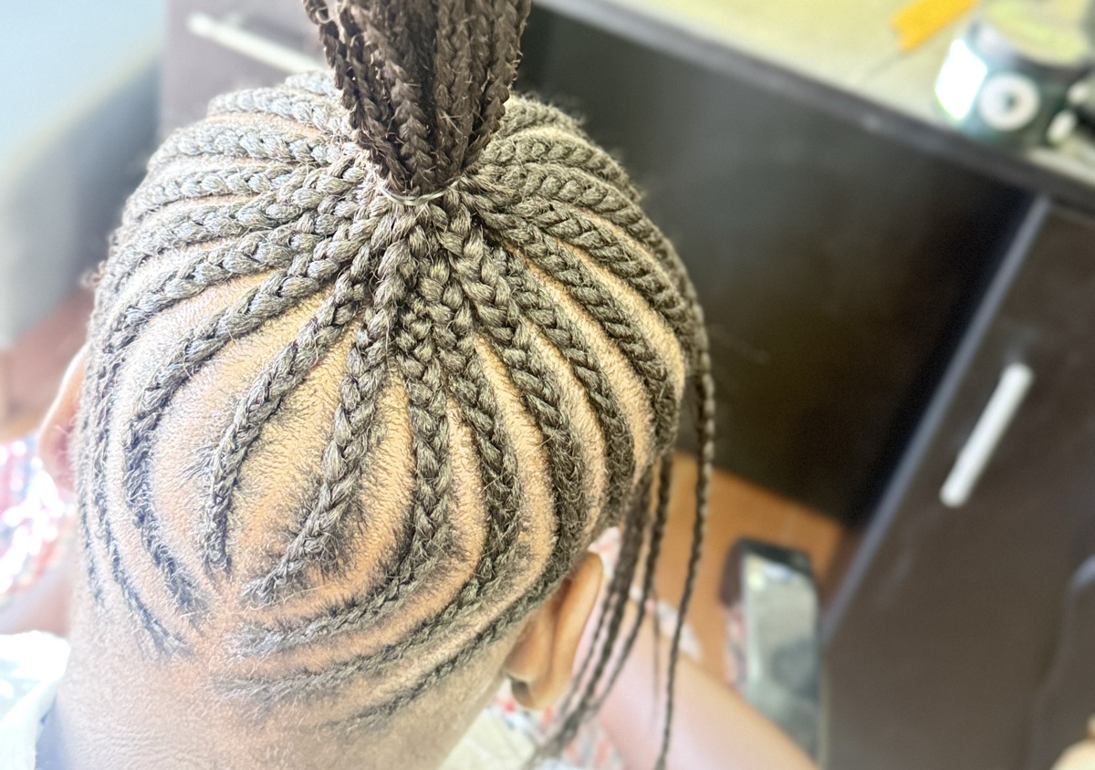 Kids cornrows 