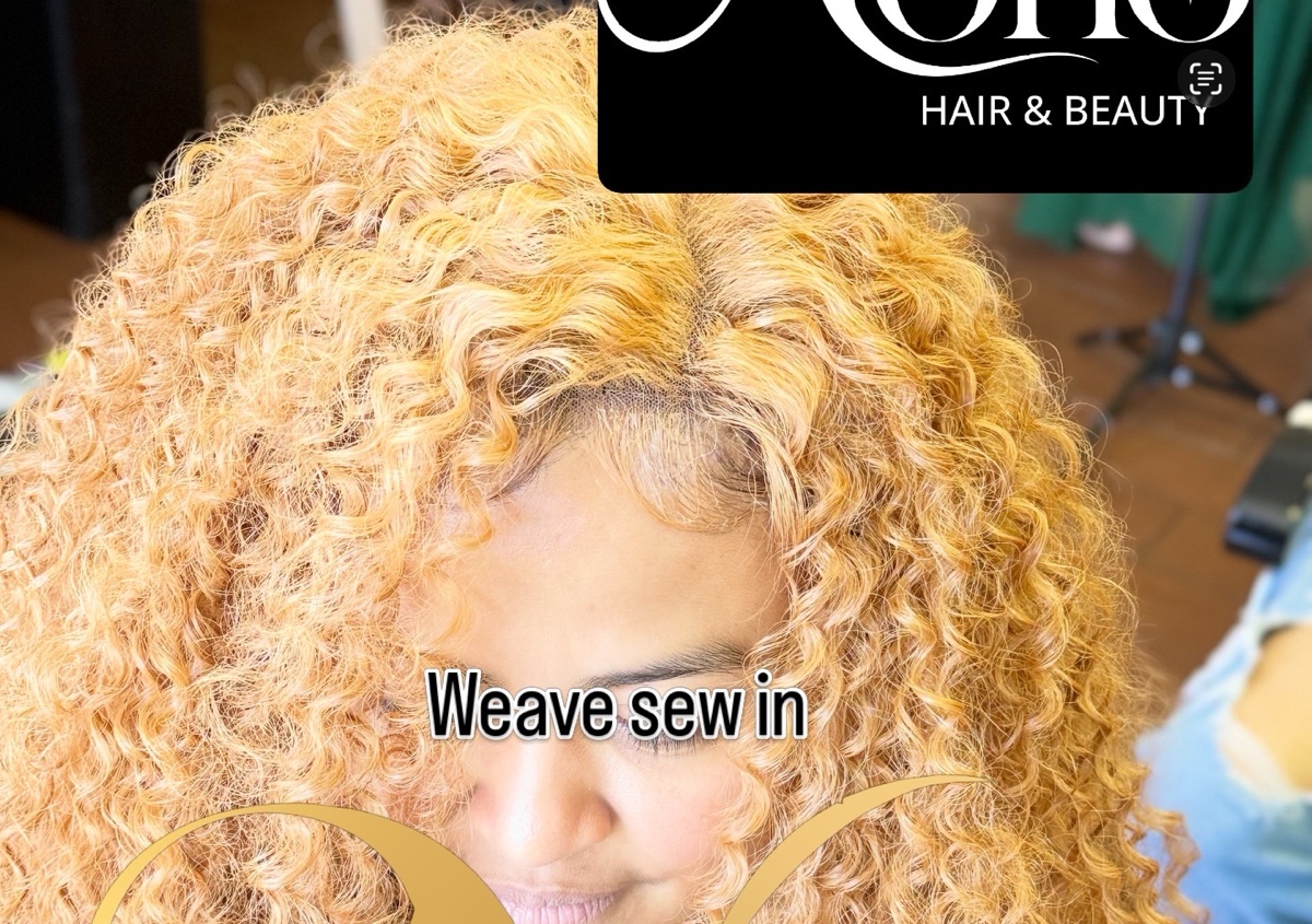 Weave sew in 