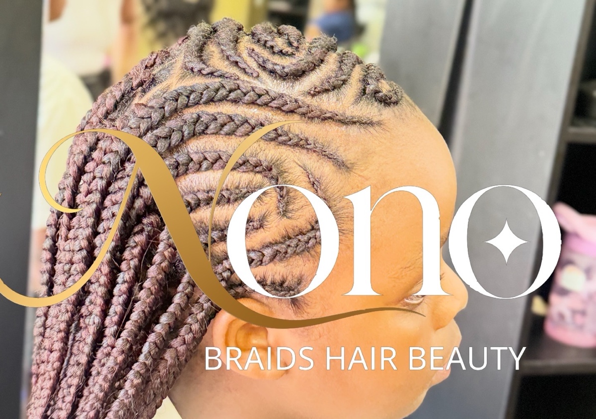 Half Cornrows half braid 