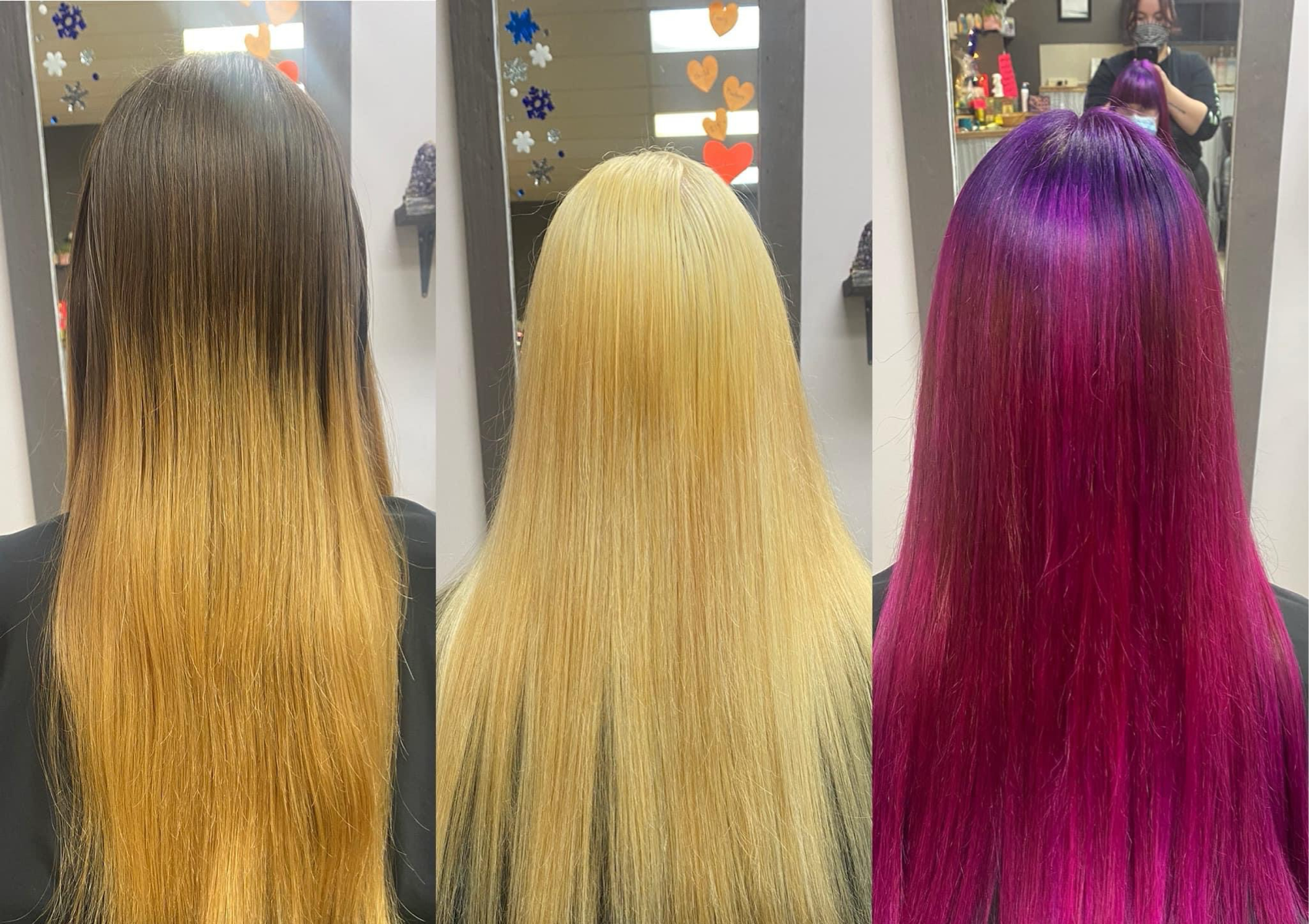 Full Bleach Out & Fashion colour (whole Head)