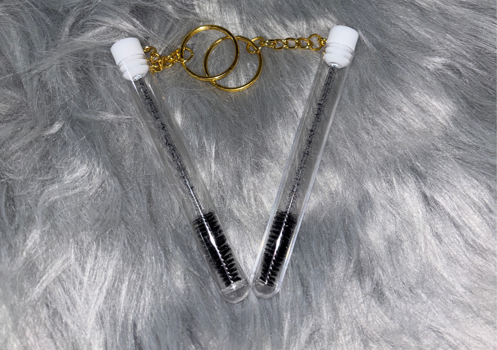 Mascara wand key chain