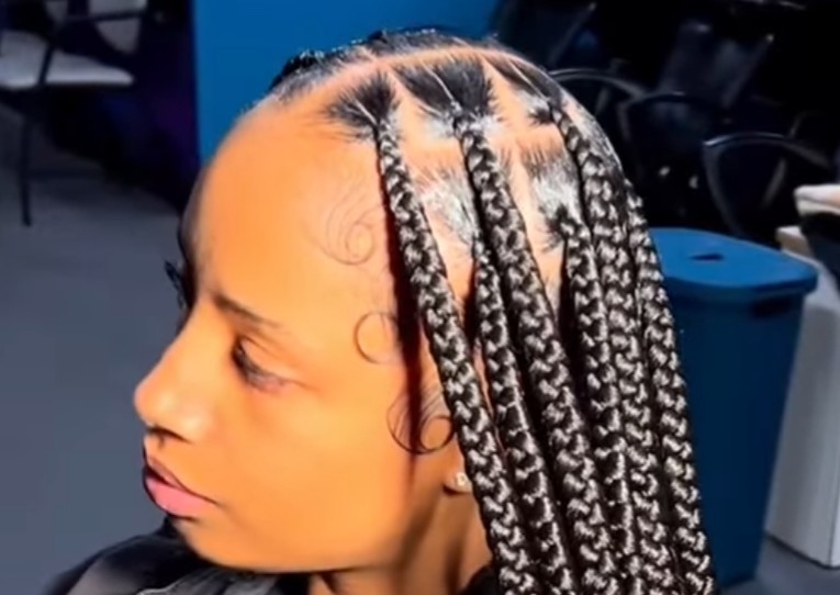  knotless braids ,
