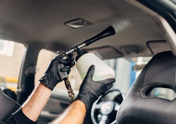 HEADLINER & VISOR CLEANING (add on)