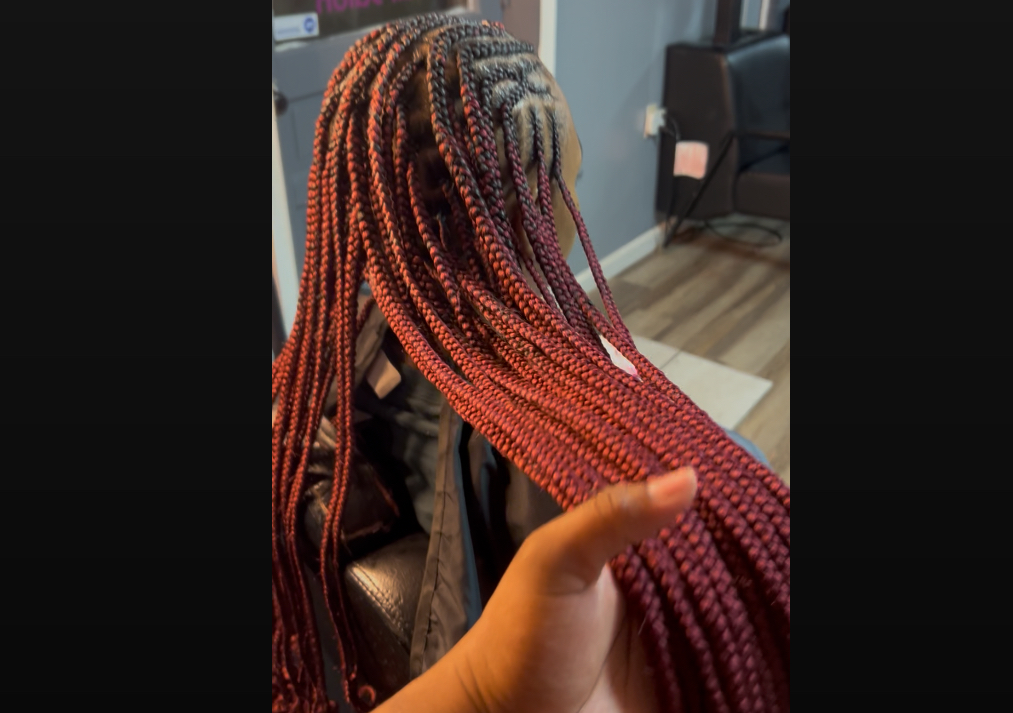 Half feed in / Knotless (Waist length) 