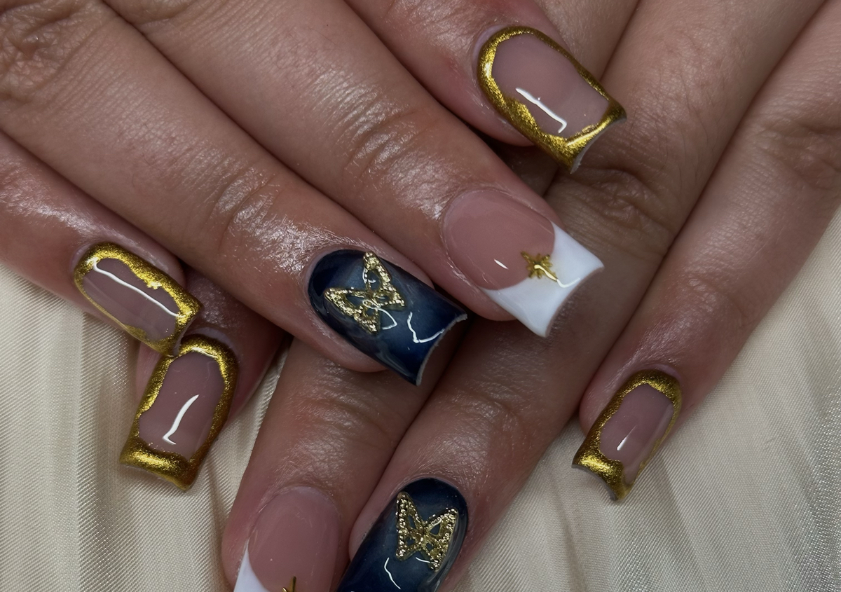 Gel extentions *Tier 2 nail art*