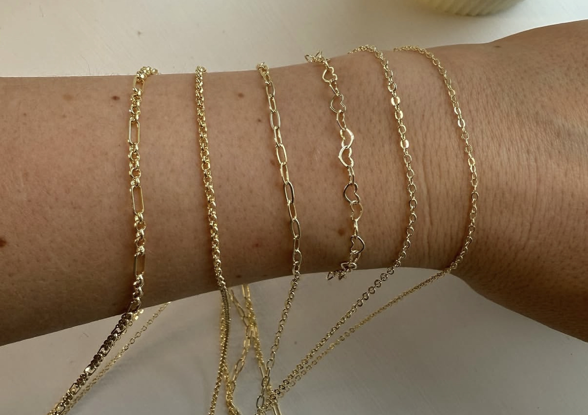 Anklet 14k gold filled 