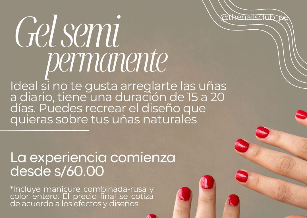 Manicure Gel semi permanente