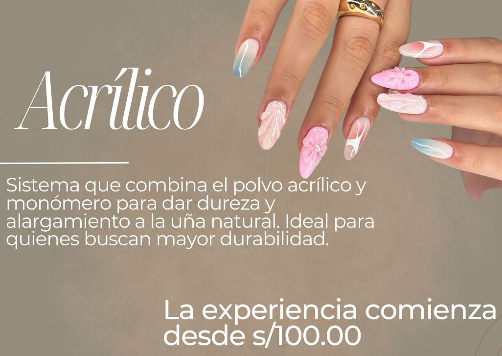 Manicure acrílico c/ tips