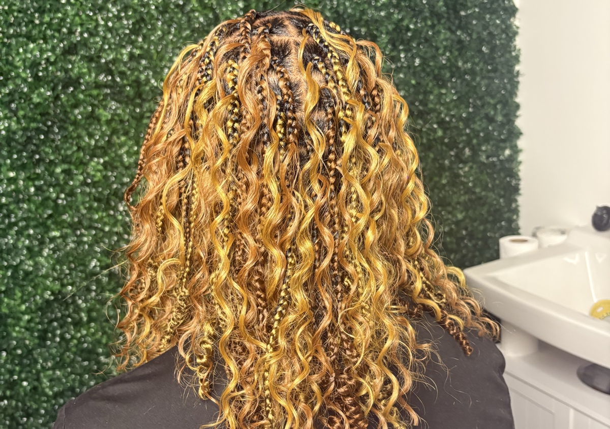 Short Knotless Braids
