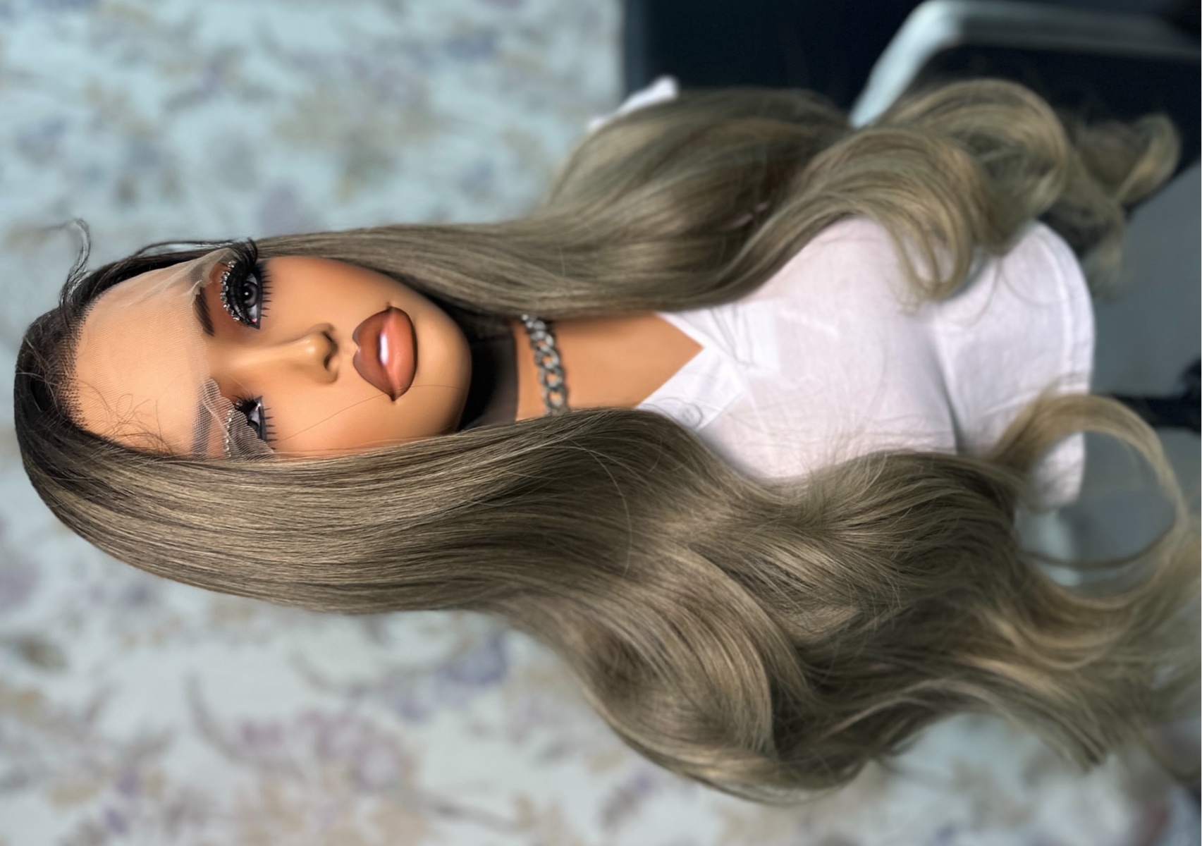 30” body wave wig bleand hair 13x4 lace