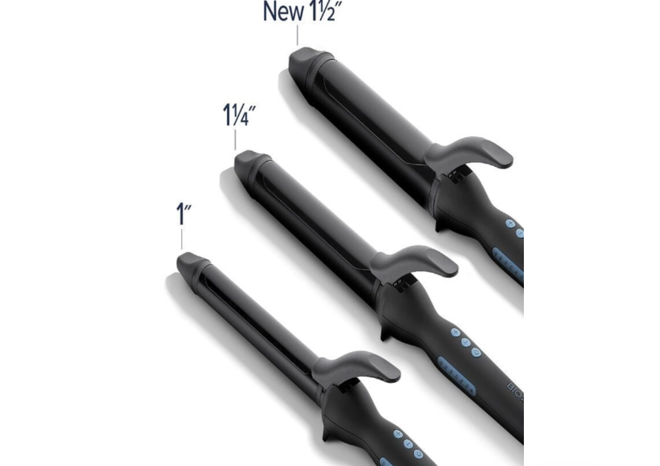 1 1/2in long barrel bio:ionic curling irons