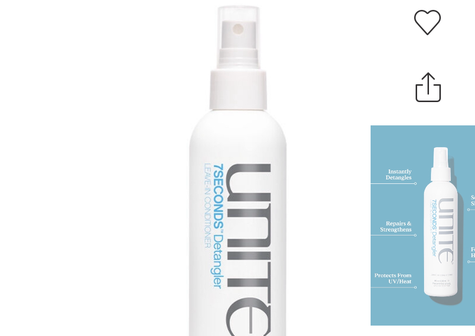 Unite 7 second detangler & leave in conditioner