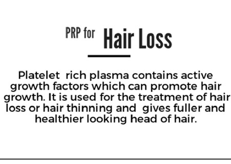 PRP Scalp (hair growth) injections 1 session 