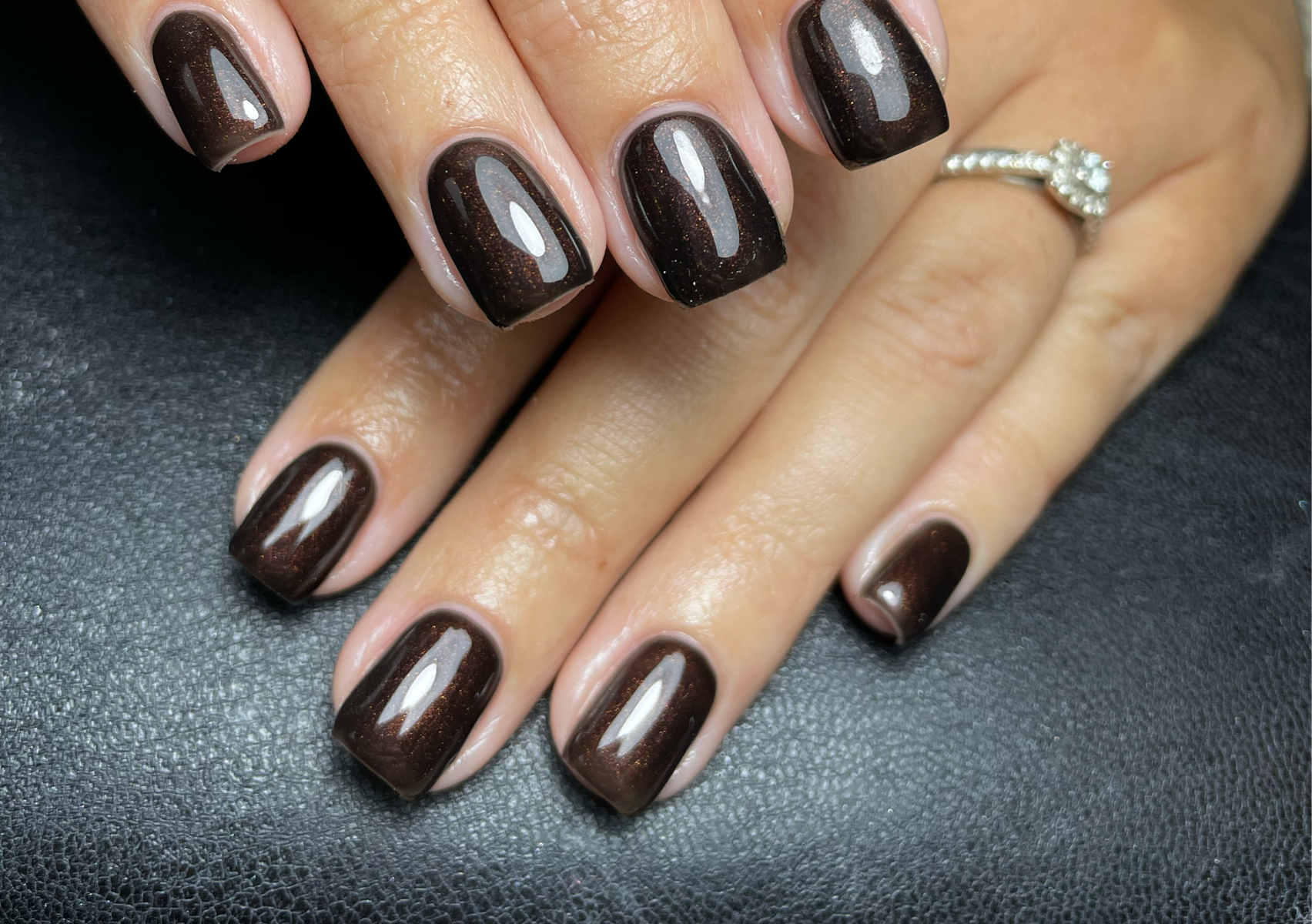 Biab infill + Gel Colour 3 weeks 