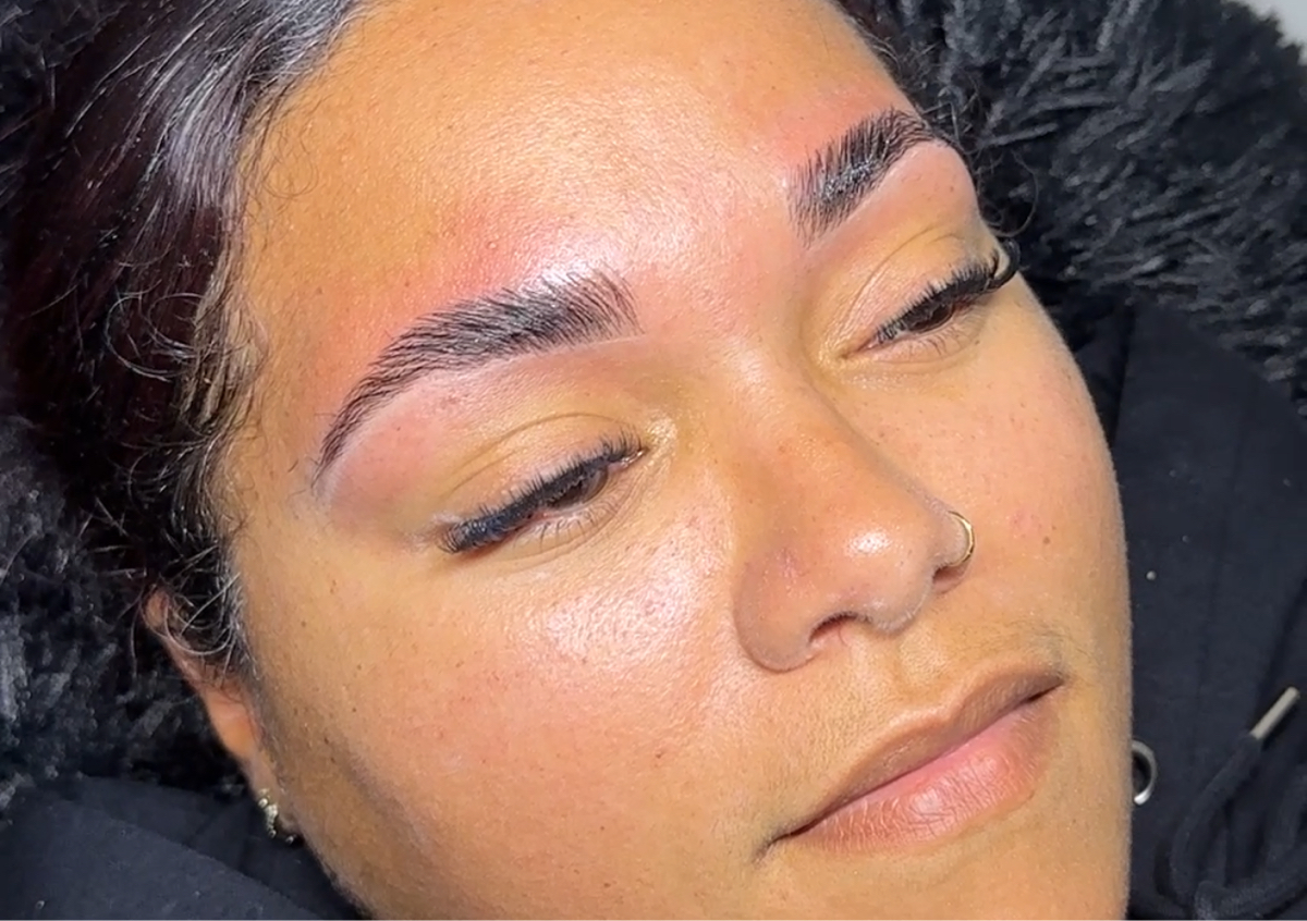 Brow Lamination + Wax + Tint 