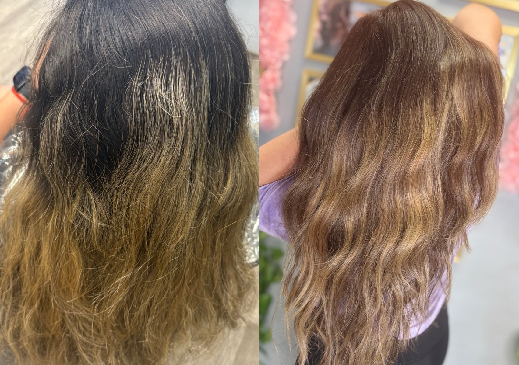 Soft balayage