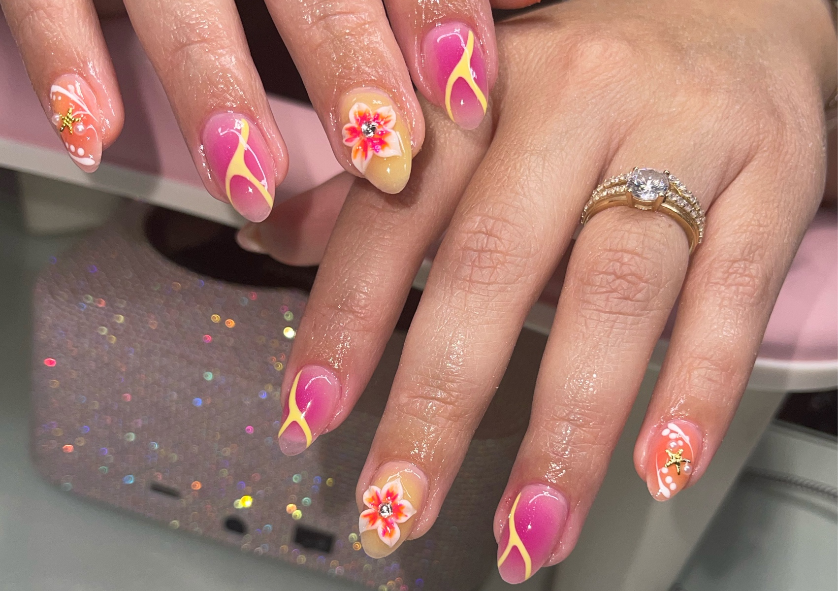 Acrylic Full Set Short