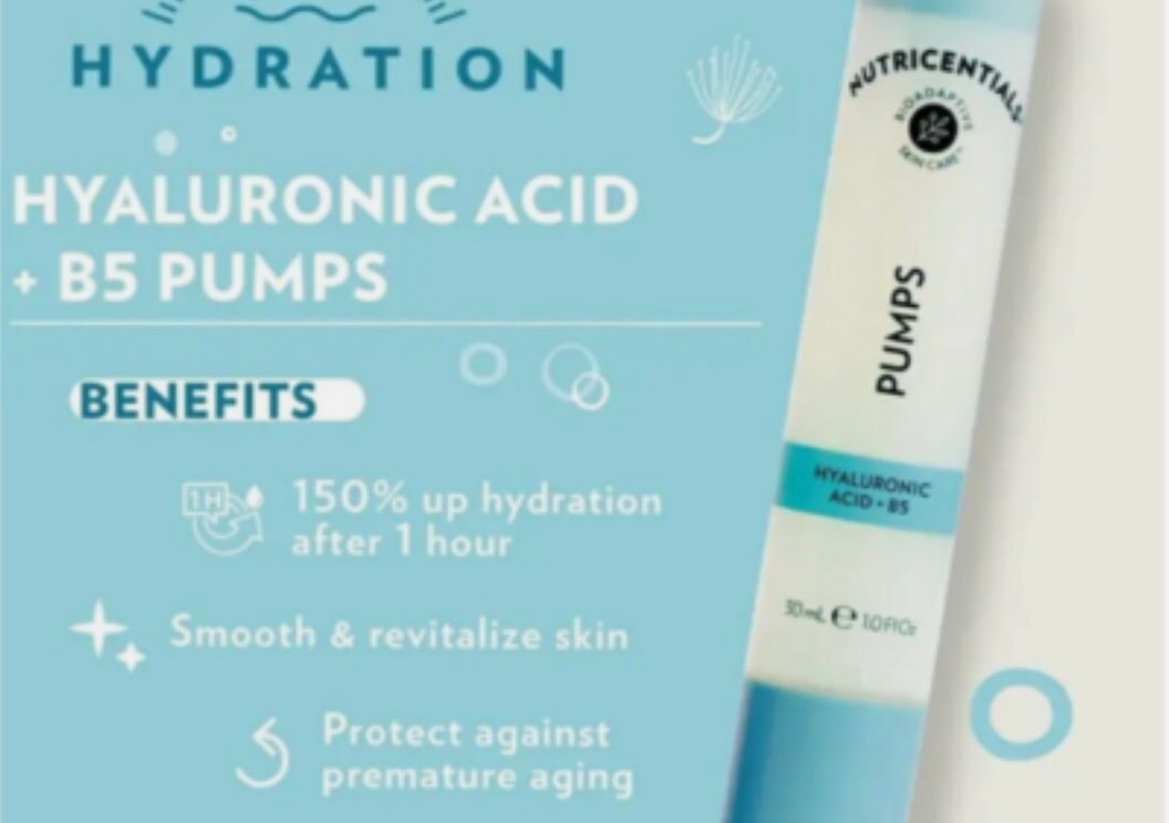 Nutricentials® Hyaluronic Acid Pump + B5