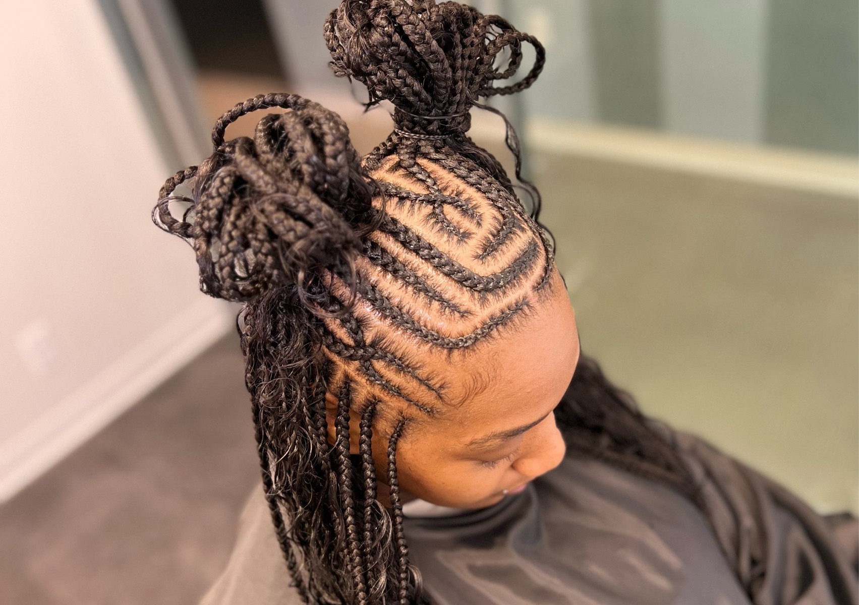 Design Boho tribal braids