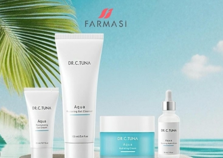 Set Aqua de Dr. C. Tuna (línea hidratante) de Farmasi.