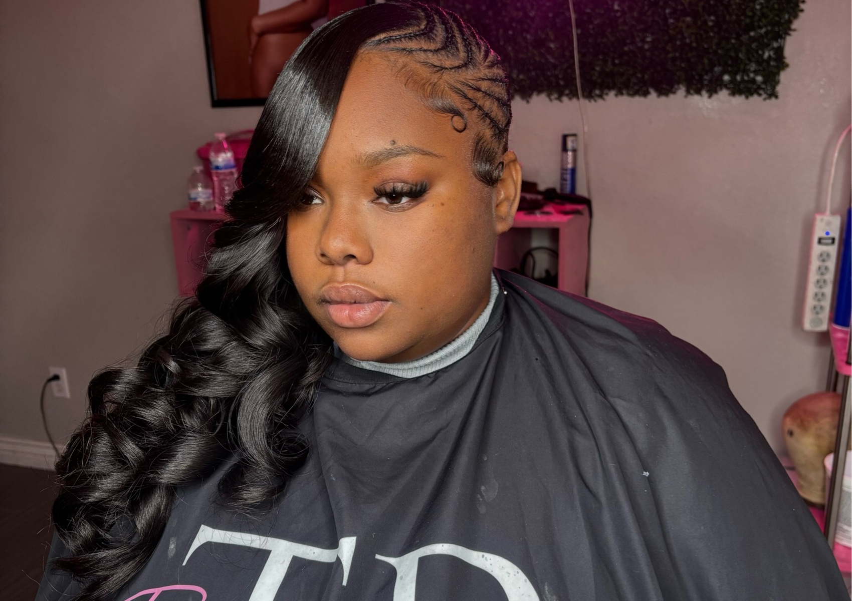 Side Braids + Quick Weave