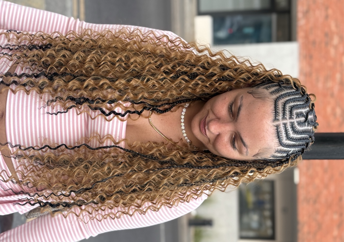  (Small) Boho Fulani braids 