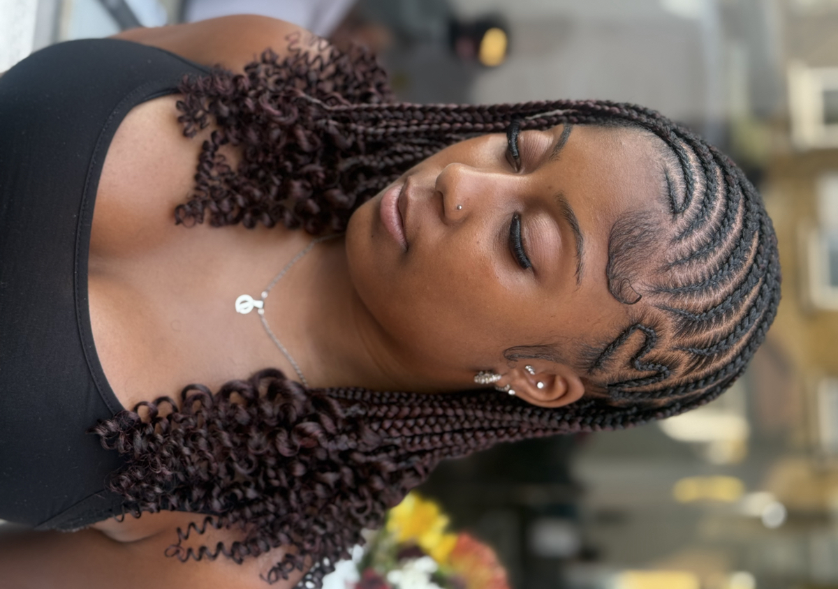 (Medium)  Lemonade braids  (2/2)