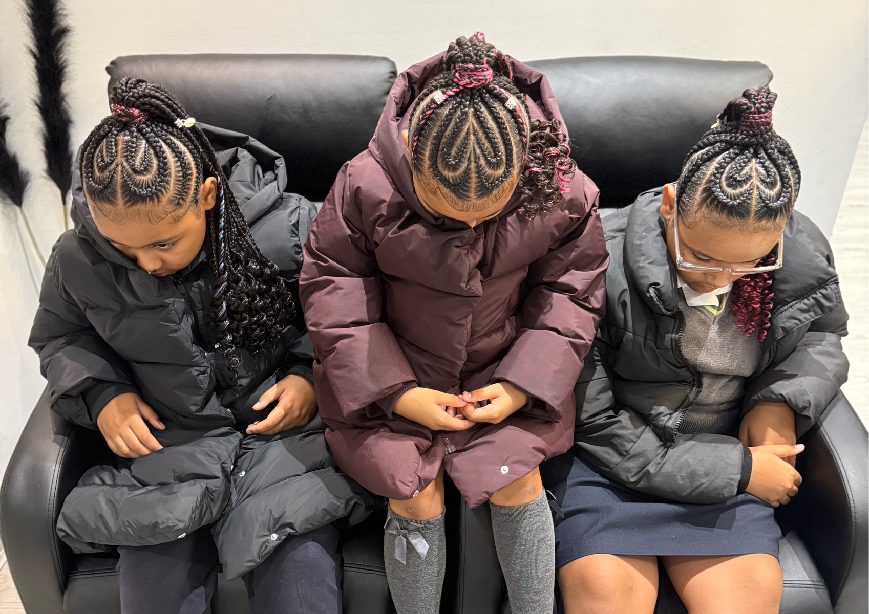 New B Kids Braided ponytail