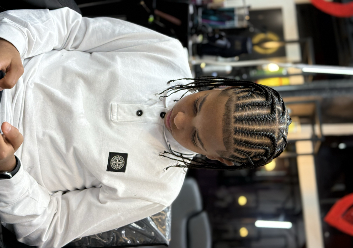 New B Kids Half Stitch Braids into Singles/Twists