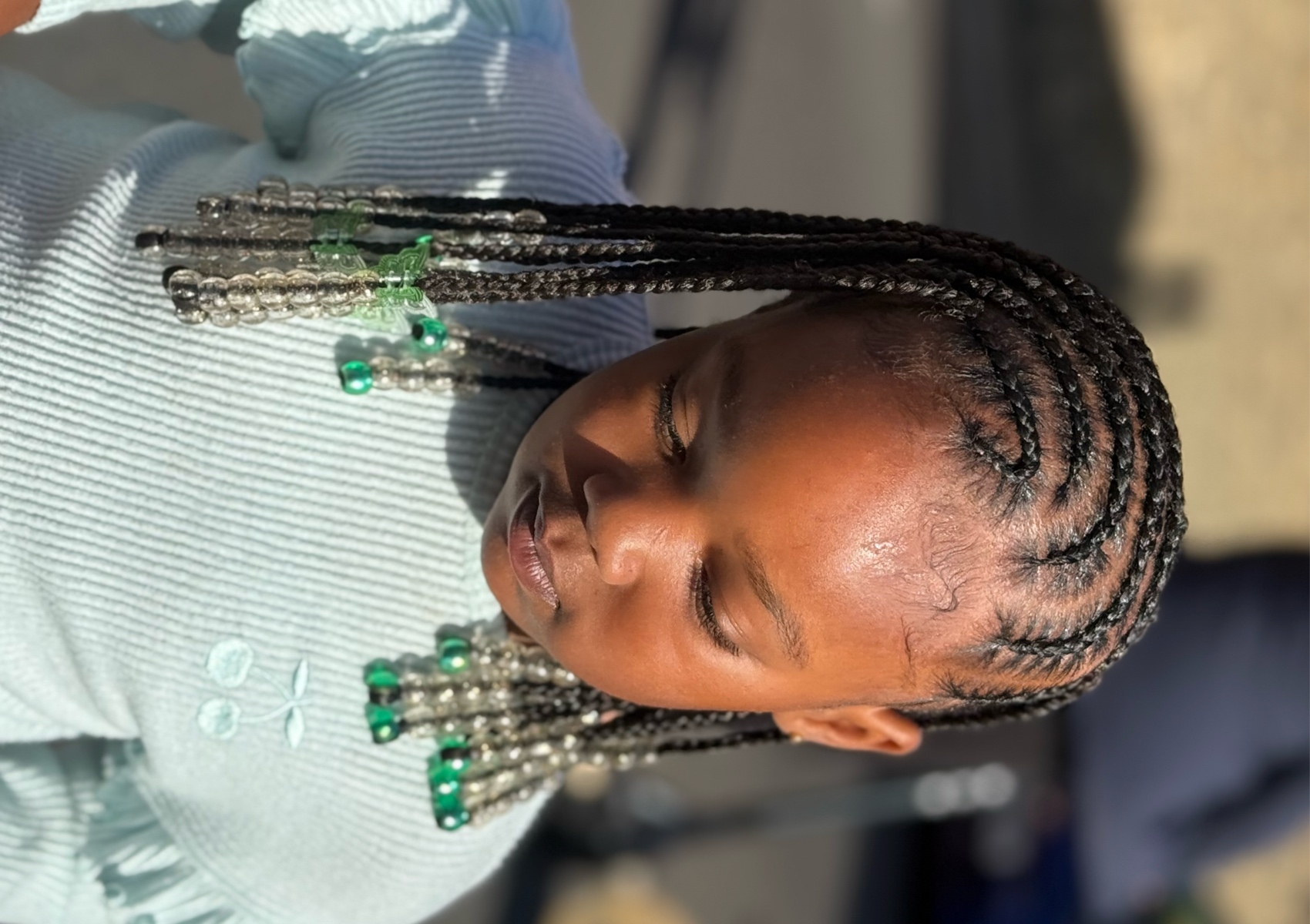 New B Kids lemonade Braids S/M