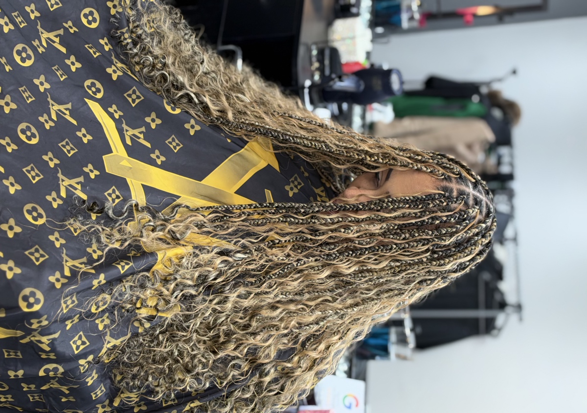 (Medium) Bohemian/Goddess Braids (braiding hair provided only) (3/4)