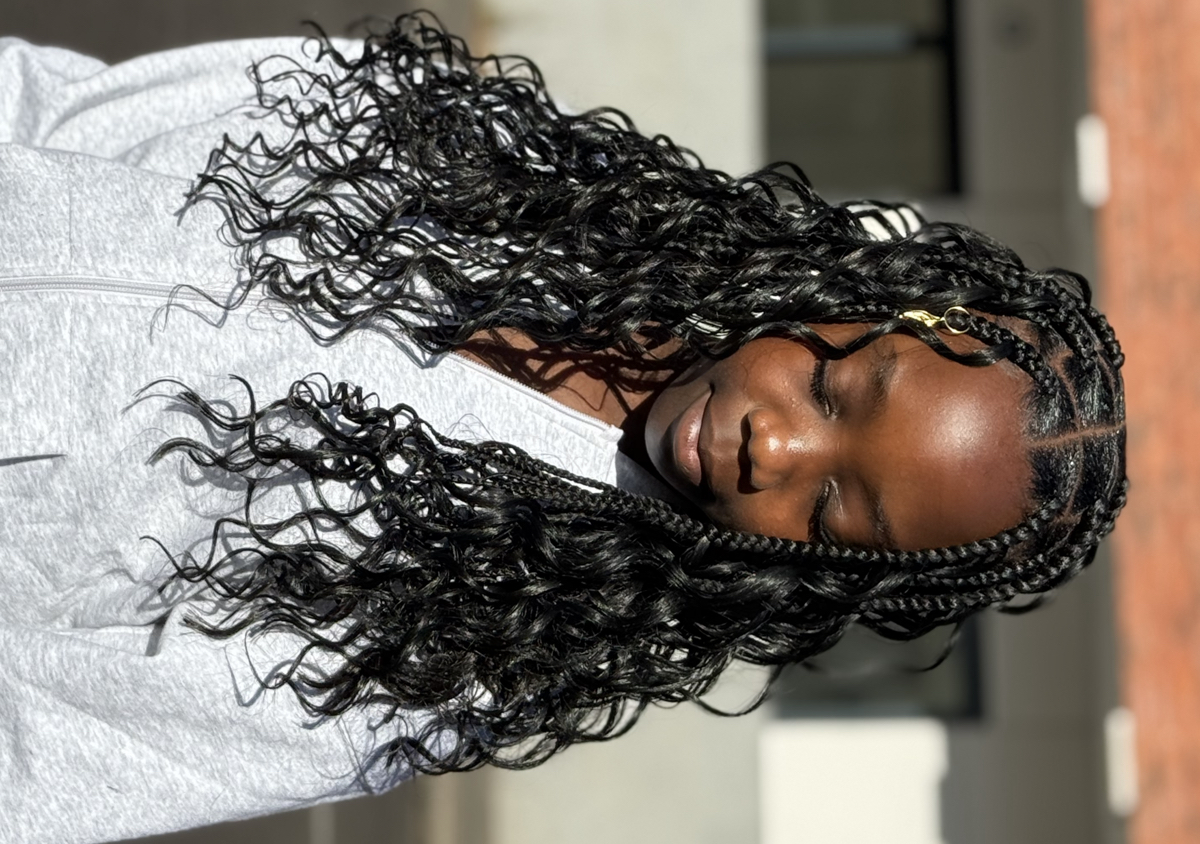 New B Kids Boho Braids (Medium) mid back length  (1/3)