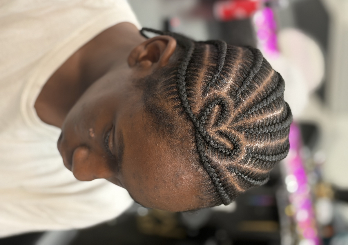 Boys New B Kids Drake love heart stitch braids 