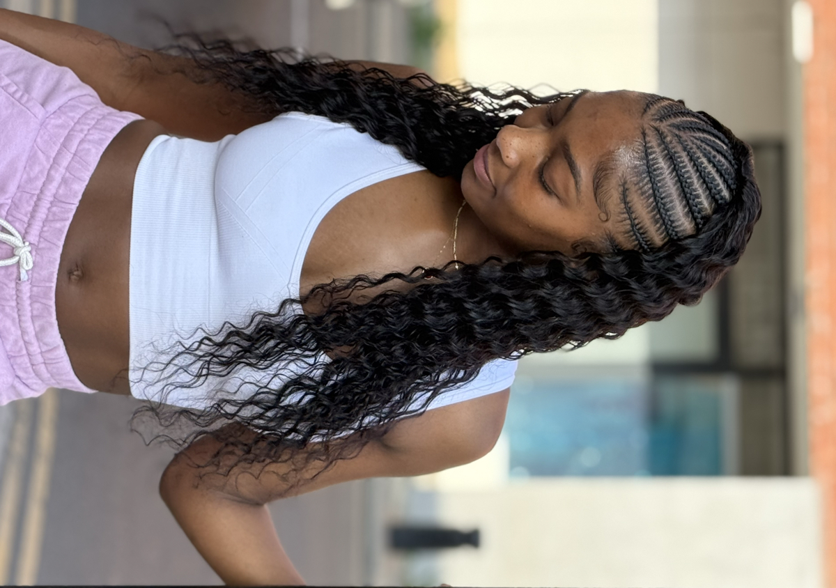 Fulani sew-in medium