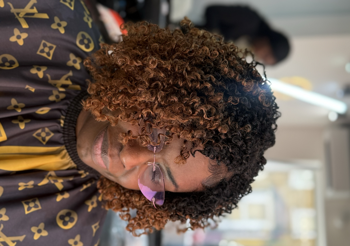 Curly Crochet installation 