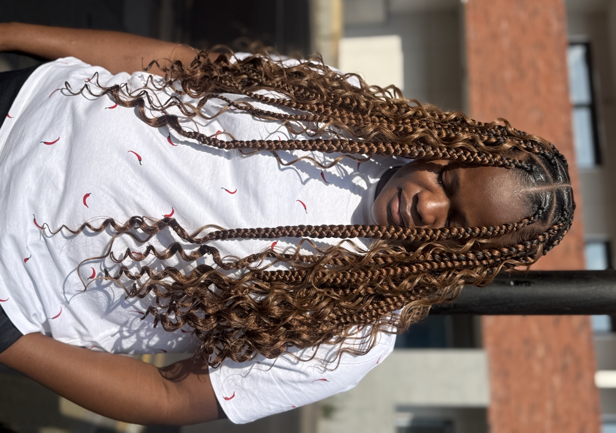 (Large) Bohemian/Goddess Braids (braiding hair provided only)