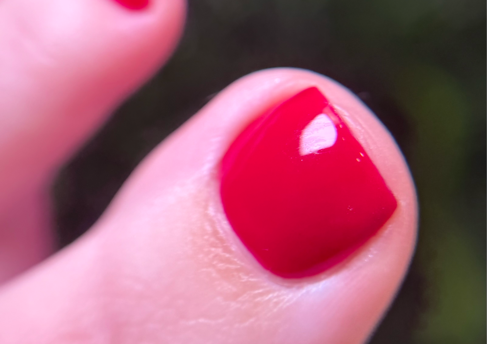 Gel Pedicure 2 Fingers hard gel - one color