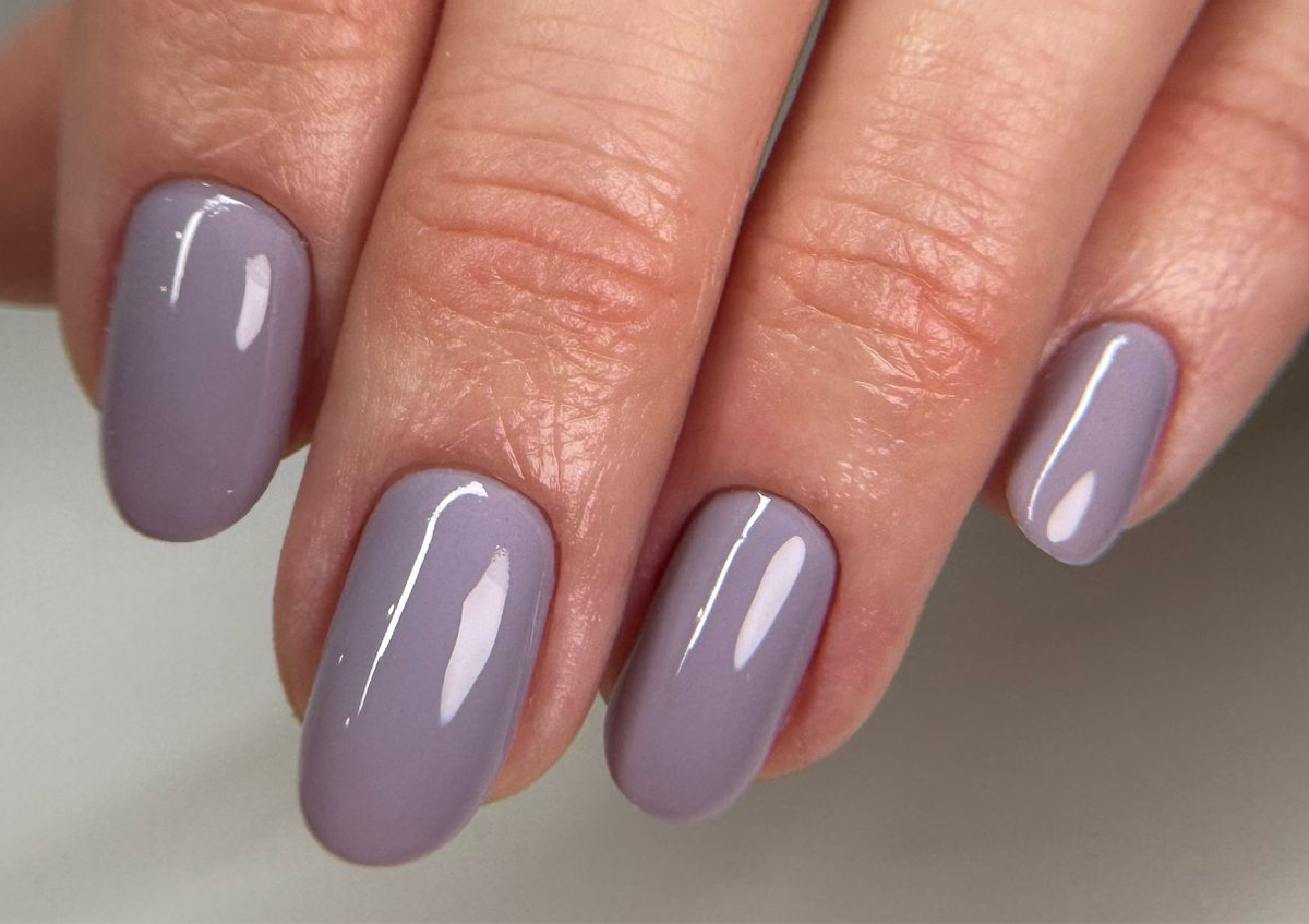 Gel Manicure - one color (hard gel) not extension 