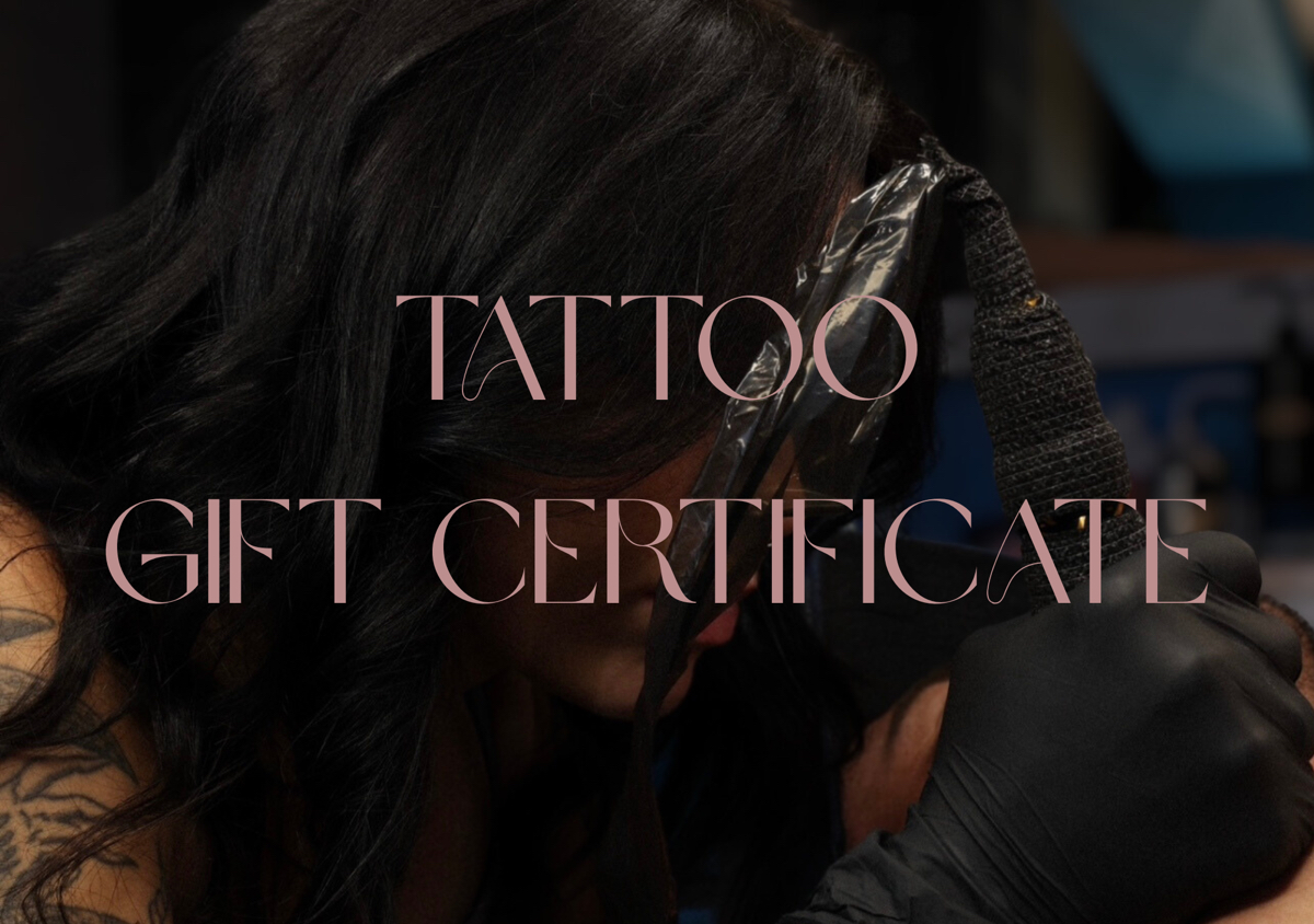 Tattoo Gift Certificate 