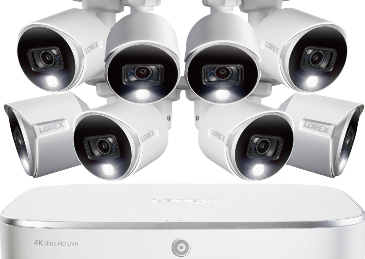 8 Pack Wired Security Cameras