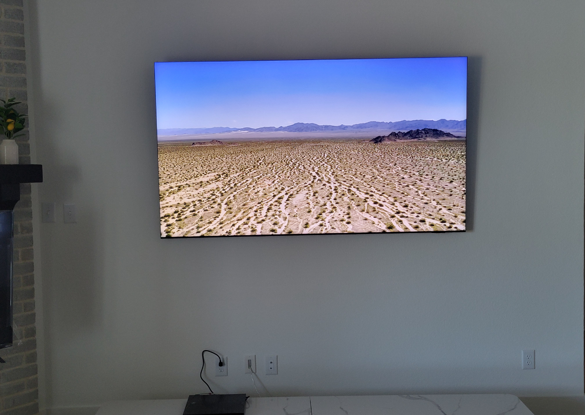 Connect And Mounting TV up to 65 With Mount And Wires Hidden.