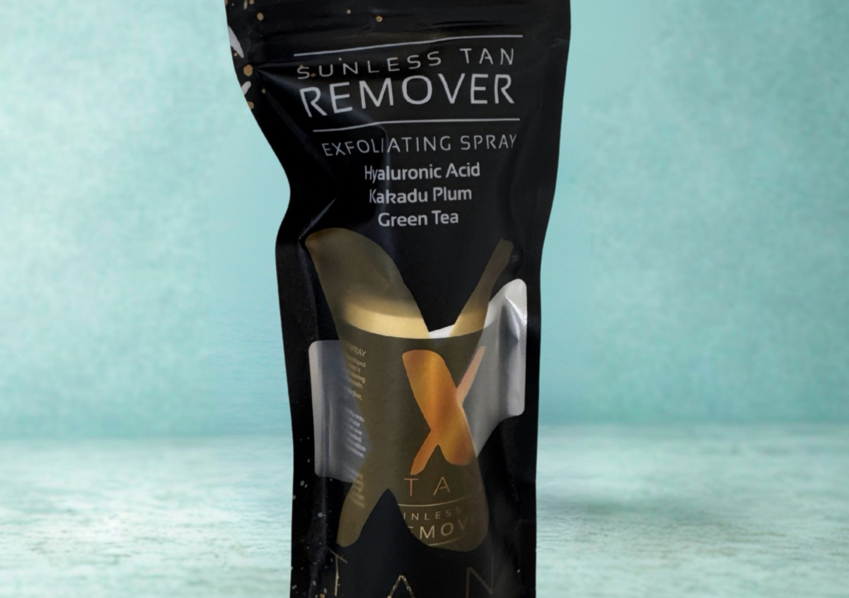 Xtan sunless tan remover with mitt