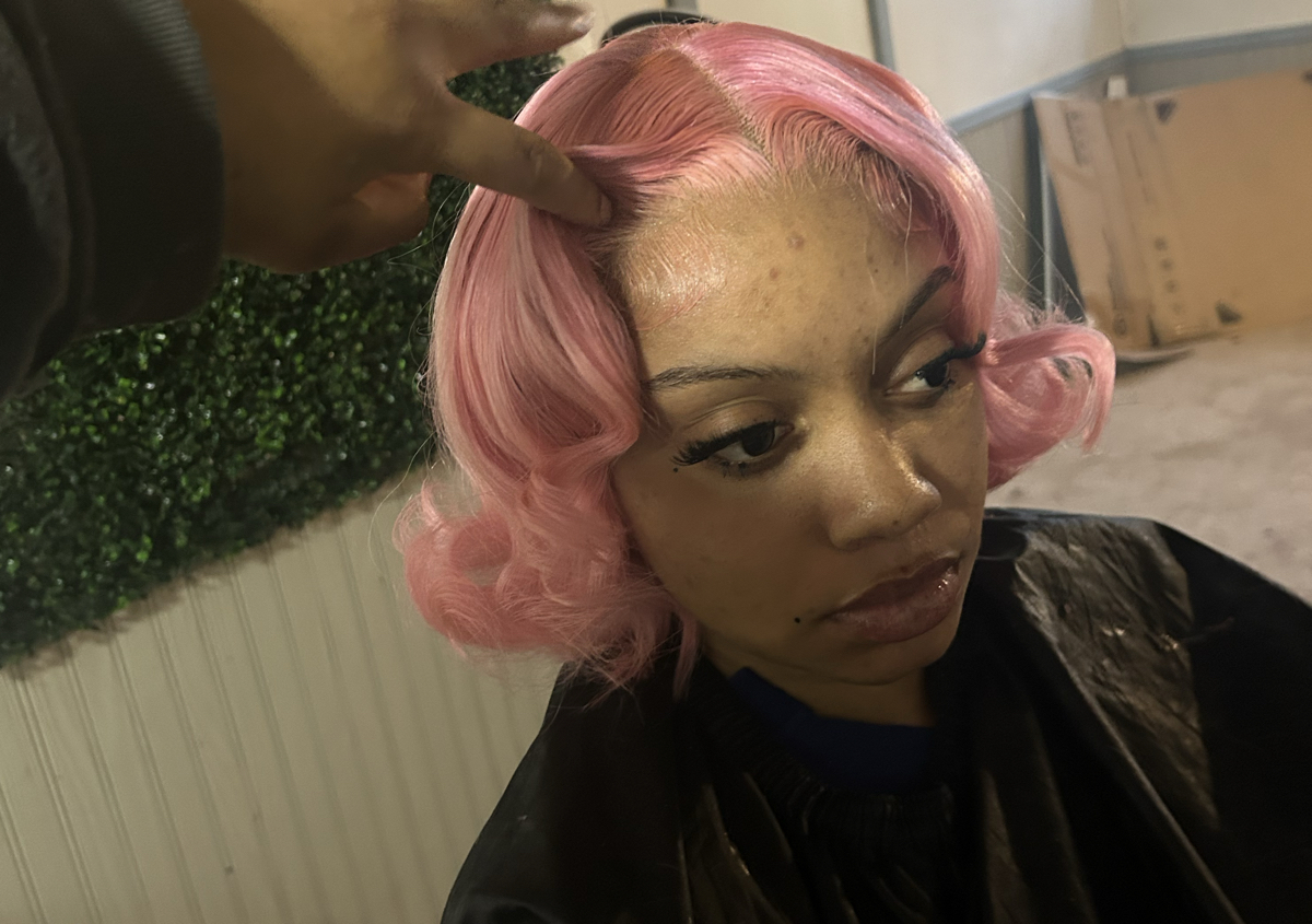 Wig color customization