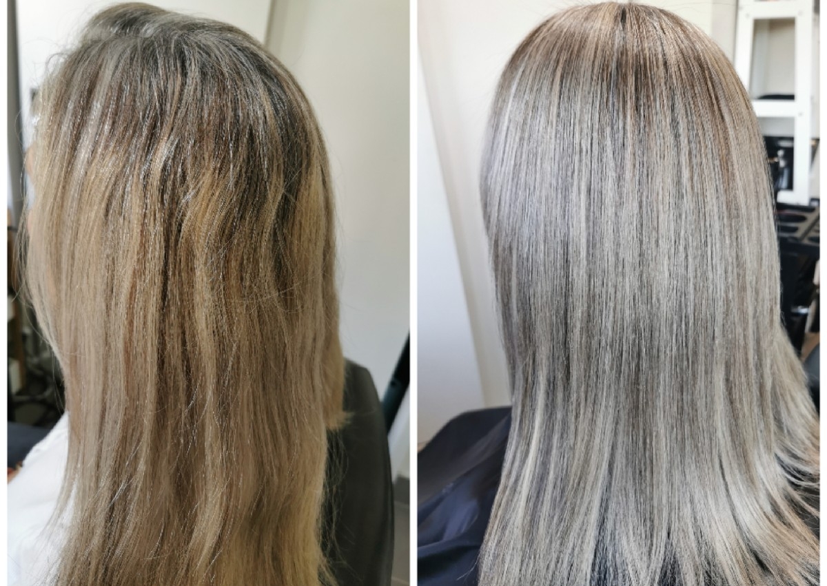 Full head foils + blow dry. ( Please note that an additional fee will be applied if you have more than 12 weeks of regrowth)
