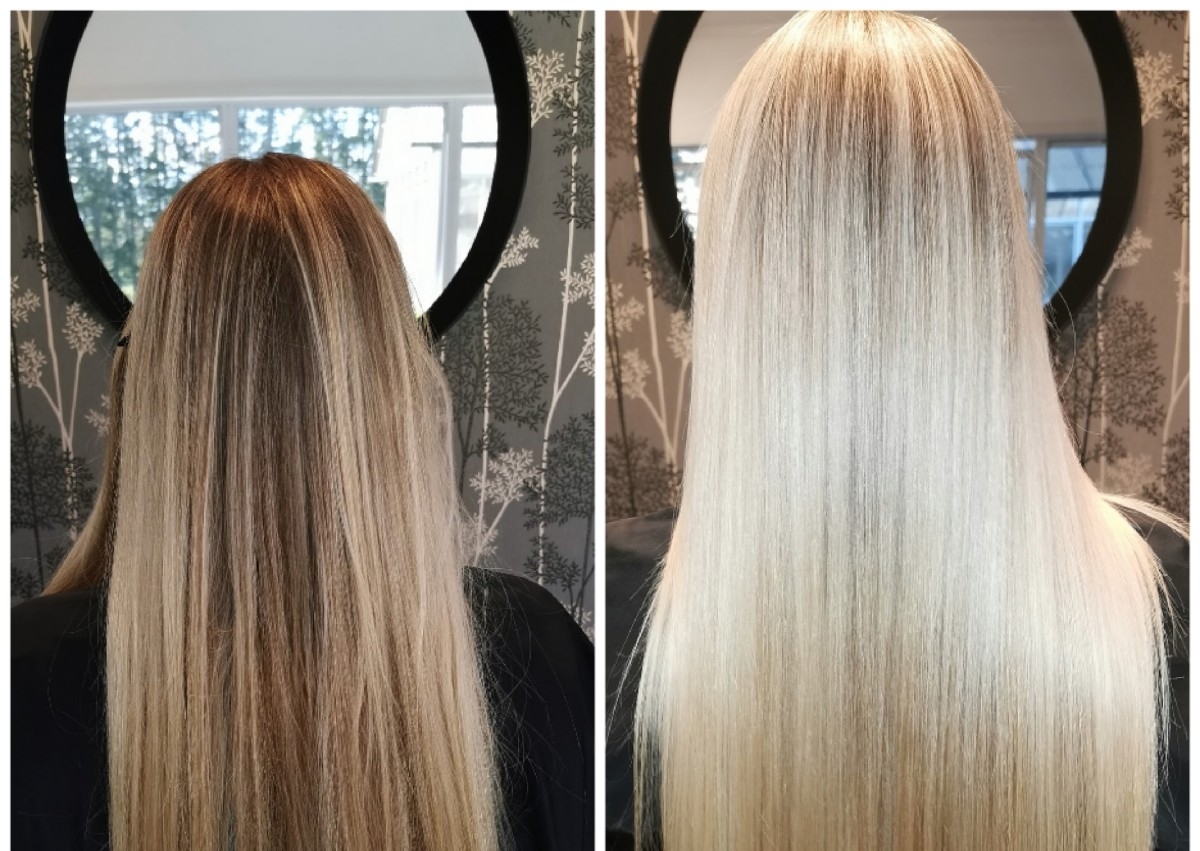Half head foils + Blow-dry (Please note that an additional fee will be applied if you have more than 12 weeks of regrowth)