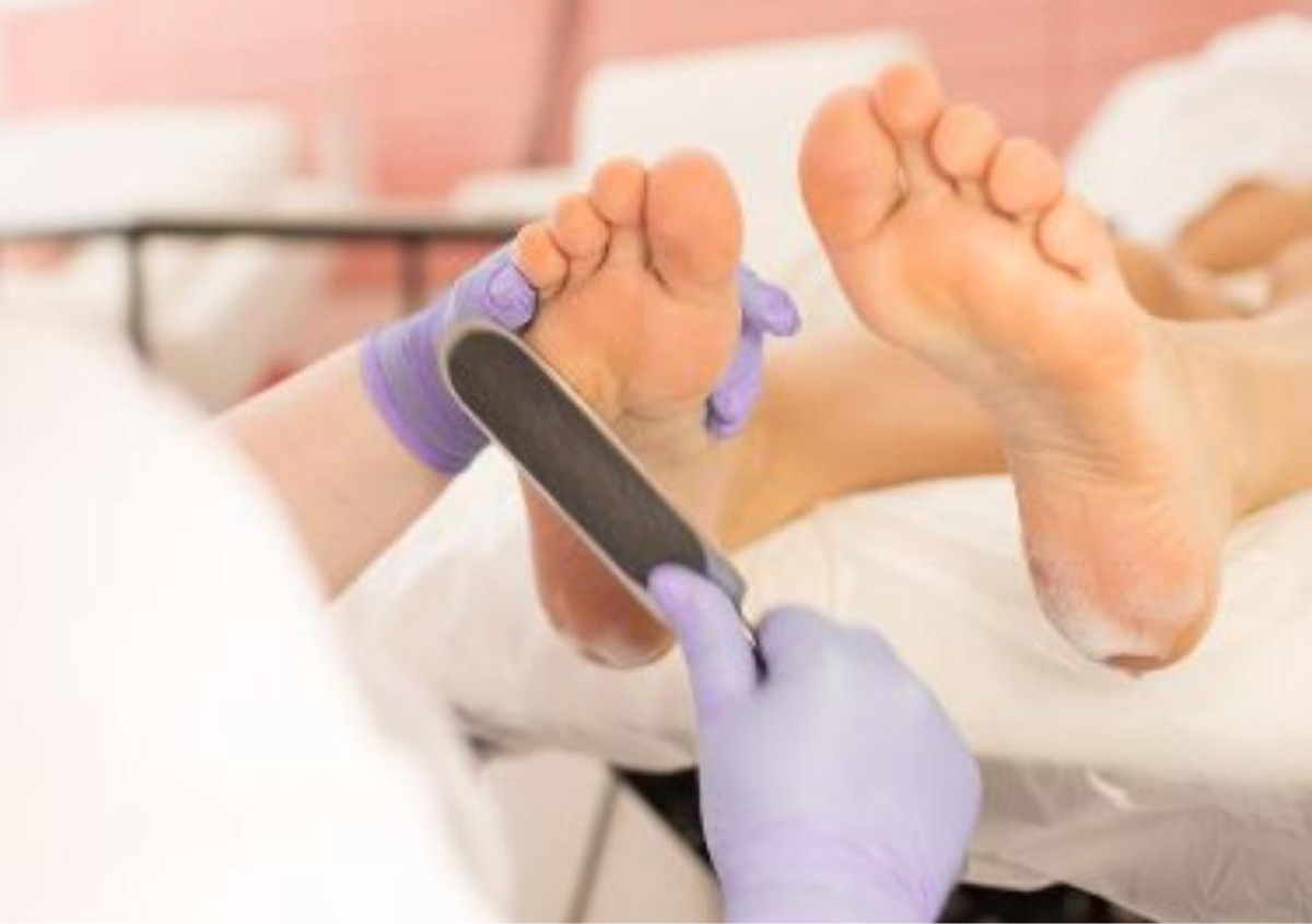 Pedicura Express sin esmalte