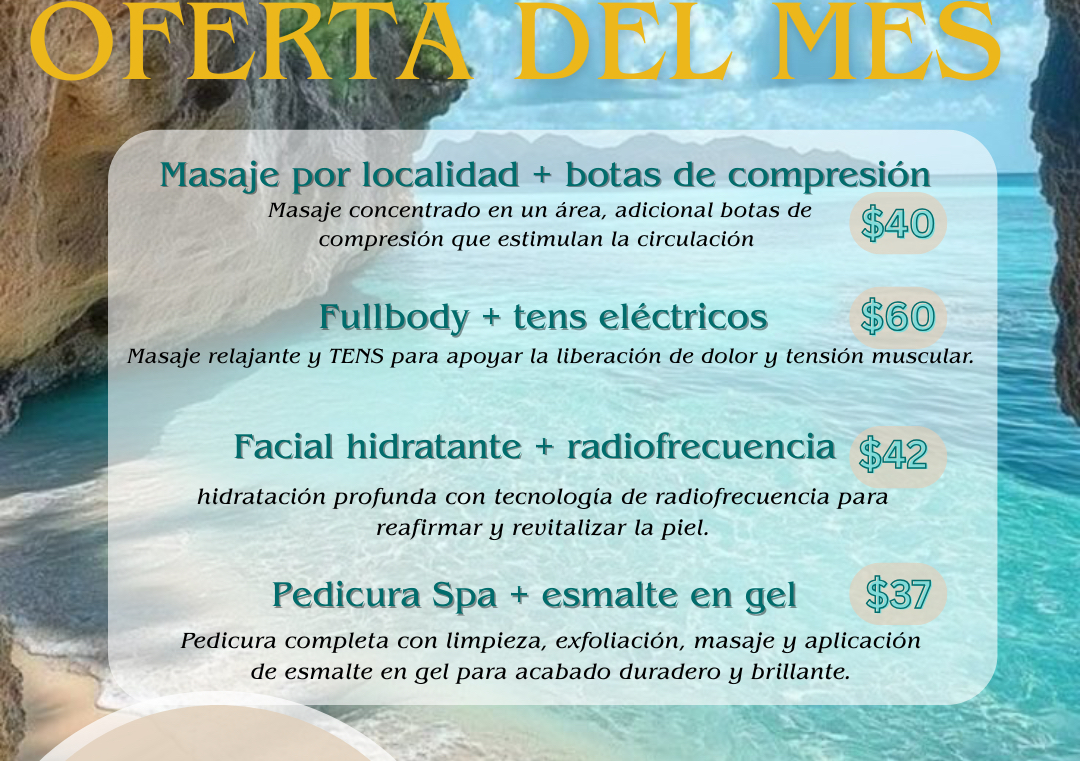 Masaje local + botas