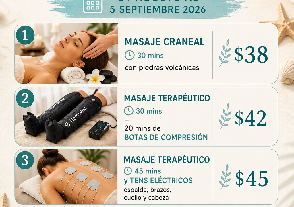 Masaje terapéutico + botas 