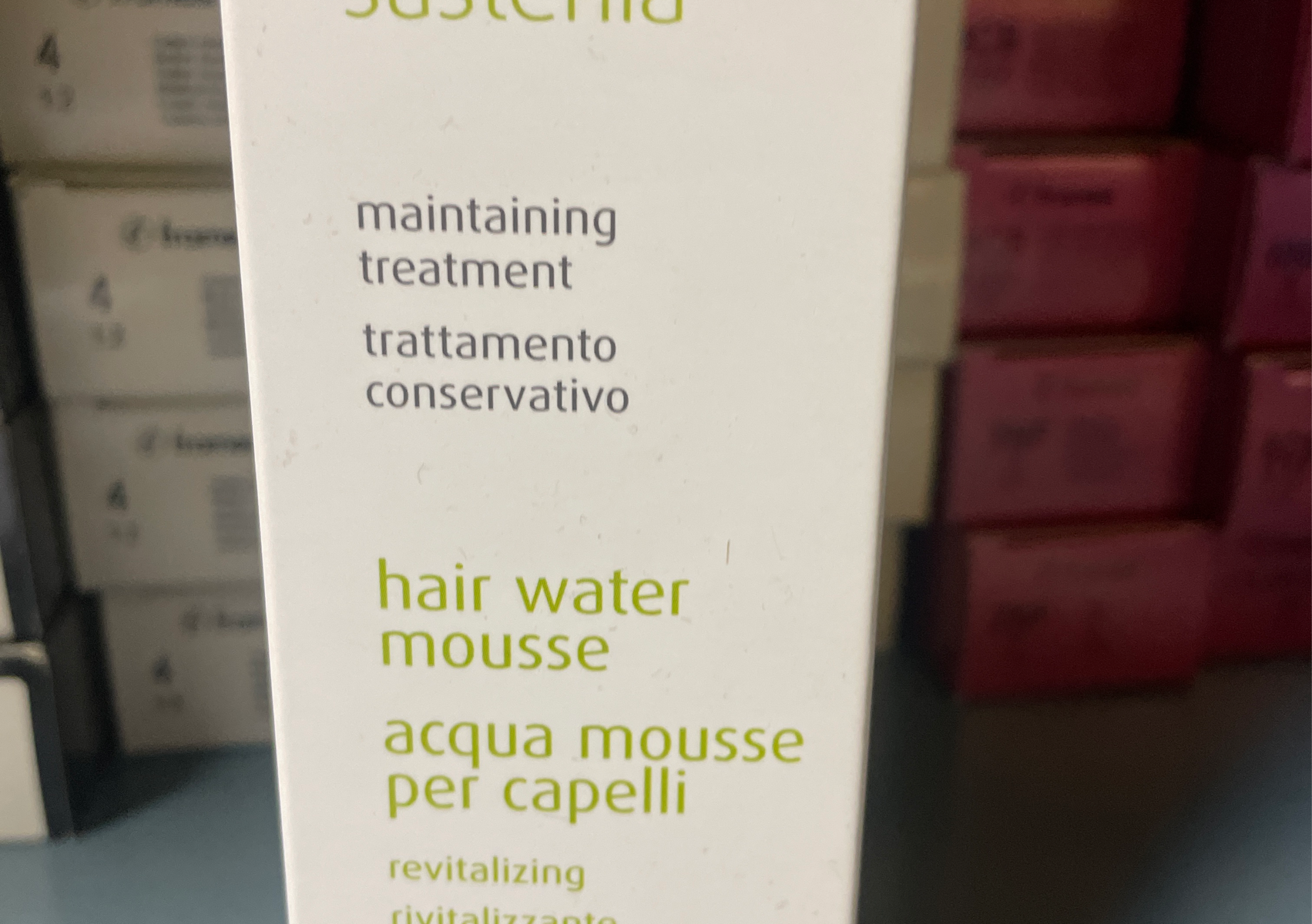 Nubea Sustenia Hair water mousse
